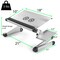 Uncaged Ergonomics WorkezCoolLaptopCoolingStand2Fans3UsbPortMousePadLapDesk, WECs WECS - alternate 6